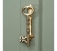 Polished Brass Key Door Knocker