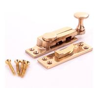 Polished Brass Quadrant Lever Arm Fastener
