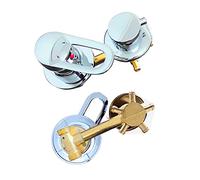Polished Brass Shower Valve Diverter 2/3/4/5 Way 9/10/12.5/14.5cm Single Handle Shower Cabin Faucet High Flow Water Control Easy Installation