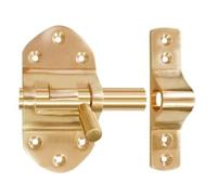 Polished Brass Slided Tower Bolt Heavy Duty 76mm 3" Inch