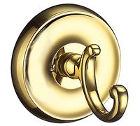 Polished Brass Towel Hook Wall Mounted Bathroom Storage Organiser Smedbo UK Silver One Size