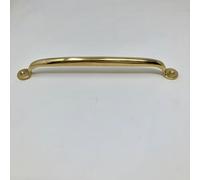 Polished Brass UNLACQUERED Cabinet Knobs and Handles (Pull Handle 215mm)