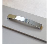 Polished Chrome Curved Kitchen Cabinet Bow Handles 160mm Cupboard Door Drawer Pull Wardrobe