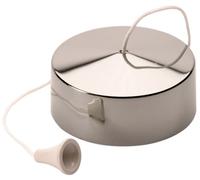 Polished Chrome Finished Metal Ceiling Pull Switch 6 Amp