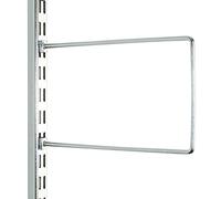Polished Chrome Flexi Book Ends 200mm x 120mm - Per Pair - Watson Twin Slot