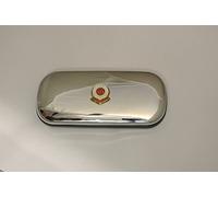 Polished chrome football club glasses case - Arsenal