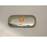 Polished chrome football club glasses case - Blackpool