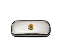 Polished chrome football club glasses case - Dundee United