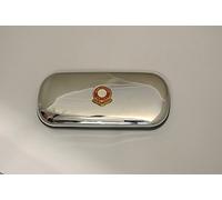 Polished chrome football club glasses case - Manchester United