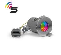 Polished Chrome Gu10 Fire Rated Smart Led Downlight - Ip65 - Se Home