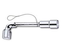 Polished Chrome Hexagonal-Polygonal Double Pipe Wrenches H-Safe - 17x17 mm