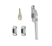 Polished Chrome Locking Window Casement Fastener