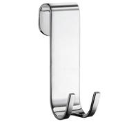 Polished Chrome Razor Holder Hook for Shower Soap Baskets Brass Smedbo UK Silver One Size