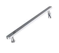 Polished Chrome Shower Door Handle Replacement, 304 Stainless Steel Grab Bar for Single Doors, Bathroom Safety Handrail, Durable & Stylish Design for Enhanced Support