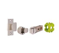 Polished Chrome Smart Jigtech 57mm Backset Privacy Latch - 17.5mm CC