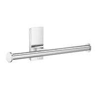 Polished Chrome Spare Toilet Roll Holder Wall Mounted Bathroom Storage Smedbo UK Silver One Size