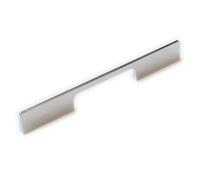 Polished Chrome Square Slim Kitchen Cabinet Pull Handle 224mm