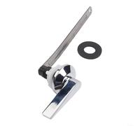 Polished Chrome Toilet Handle Replacement, 304 Stainless Steel Front Mount Flush Lever Trip for Standard Toilets, Easy Install No Tools Required, 5.91 Inch