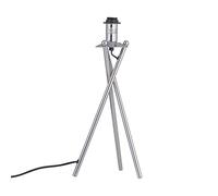 Chrome Tripod Table Lamp Base Only First Choice Lighting Silver One Size
