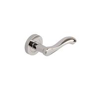 Polished Chrome Venus Lever On Round Screw Rose - Door Security Hardware