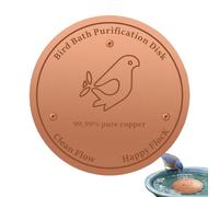 polished copper, stable water plate, safe bath disc, three-point outdoor hydration station, clean yard garden patio function, bird bath equipment for yard,