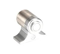 Polished Door Stopper Workmanship Door Stop Compact Magnetic Punch-Free Door Bumper Not Easy to Fall Off(Argento)