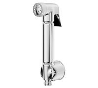 Polished Douche Shower Spray with Wall Bracket | Chrome | Brass | 27mm x 138mm x 61mm