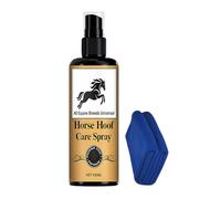 Polished Hoof Care Solution - 1.6 x 1.6 x 5.5 Inch Spray, Lightweight Health Spray, Protective Coating, Competition Day, Dry Climate Dust, Wet, Muddy Paddle, Horse Trailer, Training Accessories, S