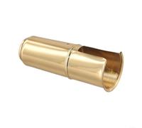 Polished Metal Sax Cap for Soprano Rust Resistant | for premium brass construction, gold plating finish, soprano sax size, metal cap, long lasting use(Soprano)