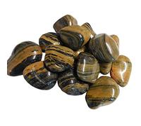 Polished Pebbles Shine Gravel River Pebbles Gartenkies Jewelled Decorative Gravel, Black and Brown Assorted Sizes & Colours