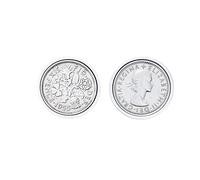 Polished Sixpence Cufflinks | 1955 Anniversary 1955 Coins 71st Birthday