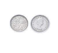 Polished Sixpence Cufflinks | 1959 Anniversary 1959 Coins 67th Birthday
