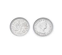 Polished Sixpence Cufflinks | 1962 Anniversary 1962 Coins 64th Birthday