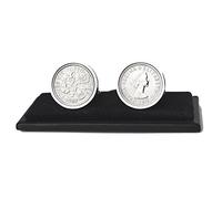 Polished Sixpence Cufflinks | 1967 Anniversary 1967 Coins 58th Birthday