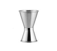 Polished Stainless Steel Cone Cocktail Jigger Dual Shot Rolled Edge 15/30 20/40 25/50ml/oz(20-40ml)