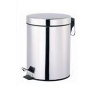 Polished Stainless Steel Pedal Bin (3, 5, 12 or 20 litre available) (5L) by Fastcar
