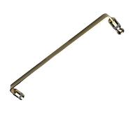 Polished Stainless Steel Shower Door Handle 450mm Hole Center Sliding Barn Door Pull Modern Bathroom Hardware Easy Grip Design for Seamless Use