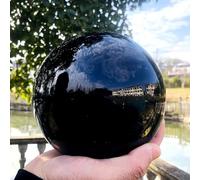 Polished Stone Sphere Orb Figurine Decor for, Meditation,Fortune Teller,5cm/1.96in(16cm/6.3in)