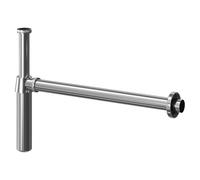 Polished Traditional Basin Bottle Trap | Chrome | Stainless Steel | 153mm