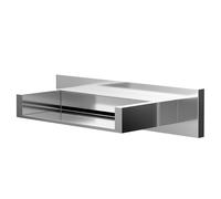 Polished Wall Mounted Square Wide Waterfall Bath Spout | Chrome | Brass | 250mm x 60mm x 103mm