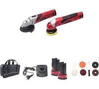 Polisher 12V Lithium Battery Chargable Polish Machine Car Polisher Adjustable Speed Waxing Machine Polisher Pads (Color : Kit2) (Color : Kit4) (Kit3)