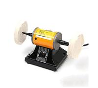 Polisher 220V 200W Adjustable Speed Polishing Machine Motor Lathe Bench Grinder Kit Polishing Pads