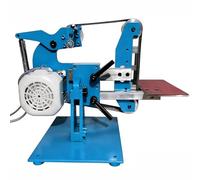 Polisher Belt Sander Grinder - Adjustable Speed, Forward/Reverse Rotation, Vertical & Horizontal Grinding, Compact Bench Grinder Kit, 1100W