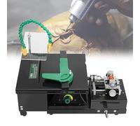 Polisher Bench Buffer Machine 1950W with Cooling Water Pipe, 10mm Thick Spindle, Adjustable Speed 800-12000r/min for Hard Jade and Agate