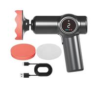 Polisher for Car Detailing - Rechargeable Car Polishing Machine | 7.01x5.71 Inches Glass Polishing Machine, Cordless 2-Speed Polisher for Detailing, Metal, Furniture, Glass, Truck, RV, Motorcycle