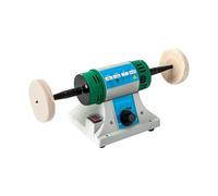 Polisher Machine Adjustable Variable Speed Multi-Function Jewelry Rock Polishing Buffer Bench Lathe with 2 Cloth Wheels