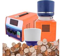 Polisher Machine, Wet Dry 2 in 1 Metal Sanding Finisher Tool with Magnetic Tumbler, Professional Polishing Machine with 2 Polishing Barrels, Timing/Speed Control Panel