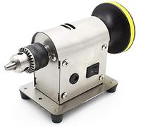 Polisher Multifunctional Jewelry Rock Mill Polishing Machine Buffer Benchtop Polisher with 20pc Sandpaper Polisher Pads