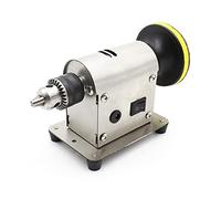 Polisher Multifunctional Jewelry Rock Mill Polishing Machine Buffer Benchtop Polisher with 20pc Sandpaper Polishing Pads