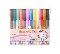 Polisher nailsPolish Pens - Colorful nailsPen, Quick Nails Marker | 12 Pieces Acrylic Paint Quick-Drying Gel arts Pens, Portable Design for Daily Use, Party, Wedding, Holiday, Spring, Summer, Hallowee